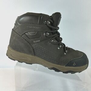 Vasque St. Elias Youth Size 4 Brown Leather Waterproof Hiking Boots Shoes 7248